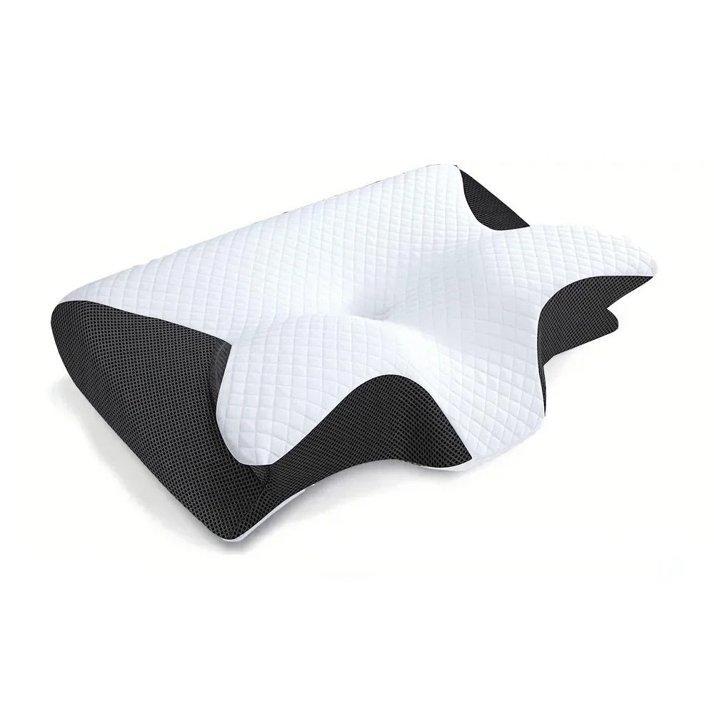 Mayer traagschuim kussen, orthopedisch ontworpen voor nekpijn en rugpijn verlichting, ergonomische slaap.