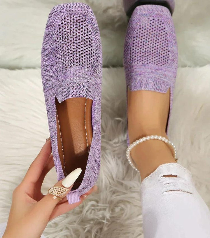 "Orthopedische antislip platte schoenen, elegant ontwerp, ademend materiaal, ideaal voor dagelijks comfort en stijl."