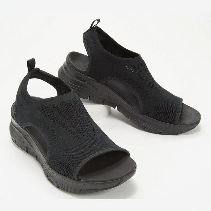 "Orthopedische dames sandalen, blauw, stijlvol design, comfortabel, geschikt voor zomerse dagen, maat EU 35-45"