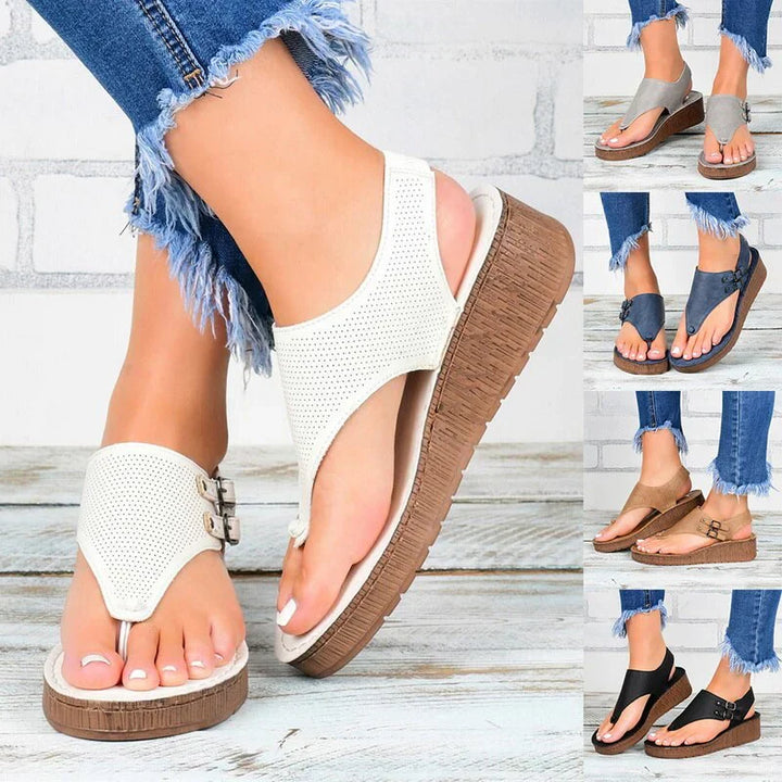 "Orthopedische dames sandalen met moderne, vrouwelijke look en comfort, perfect voor houding en pijnverlichting."