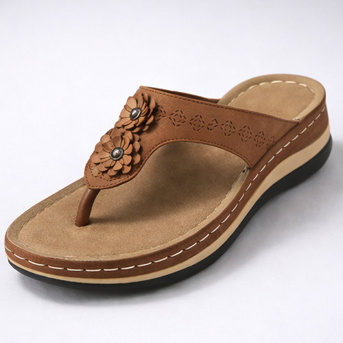 Modebewuste dames kiezen voor de orthopedische slippers Josine voor comfort.