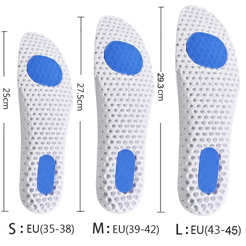 Orthopedische Gel Inlegzolen voor Comfort. Bieden voetondersteuning, schokdemping en langdurige pijnverlichting.