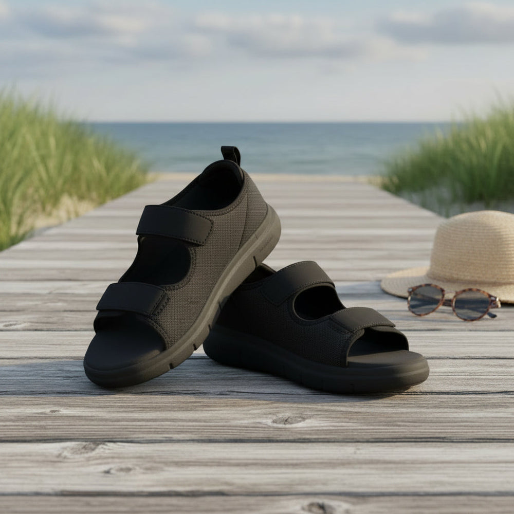 EasyTop Recovery heren sandalen, verstelbaar en ademend, perfect voor wandelen en outdoor.