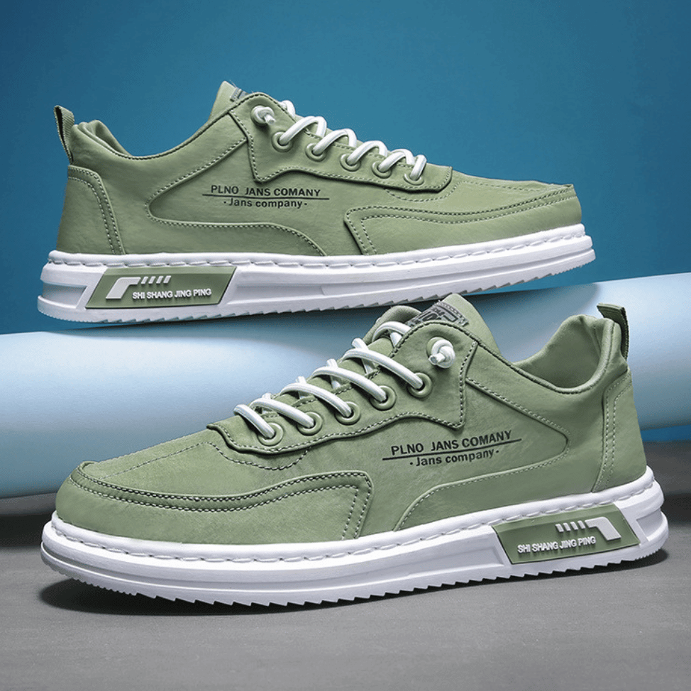 "Orthopedische heren sneakers met ademend grijs design en antislip rubberen zolen voor stijlvol comfort en ondersteuning."