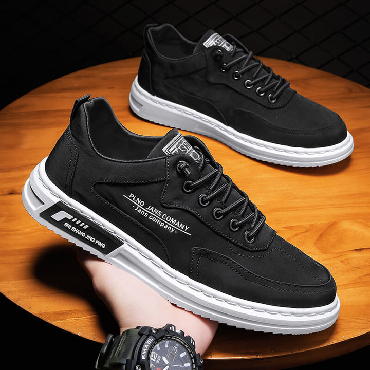 "Orthopedische heren sneakers met ademend grijs design en antislip rubberen zolen voor stijlvol comfort en ondersteuning."