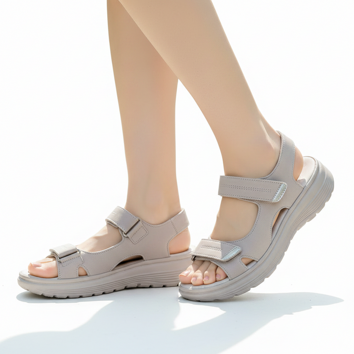 Stijlvolle Sonja sandalen voor hielspoor en platvoeten. Bieden comfort, ondersteuning en pijnverlichting.