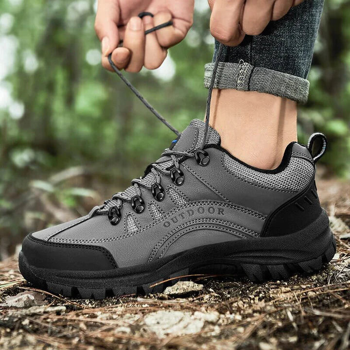 "Orthopedische wandelschoenen voor heren, groen; waterdicht, ademend en stijlvol voor elke weersomstandigheid"