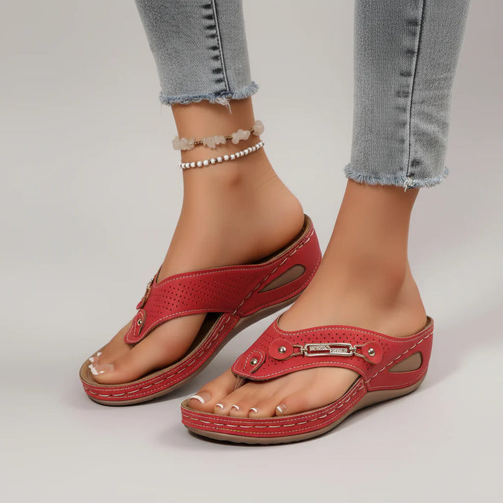 Dames orthopedische slippers met voetsteun, bevorderen gezond lopen en bieden pijnverlichting bij voetklachten.