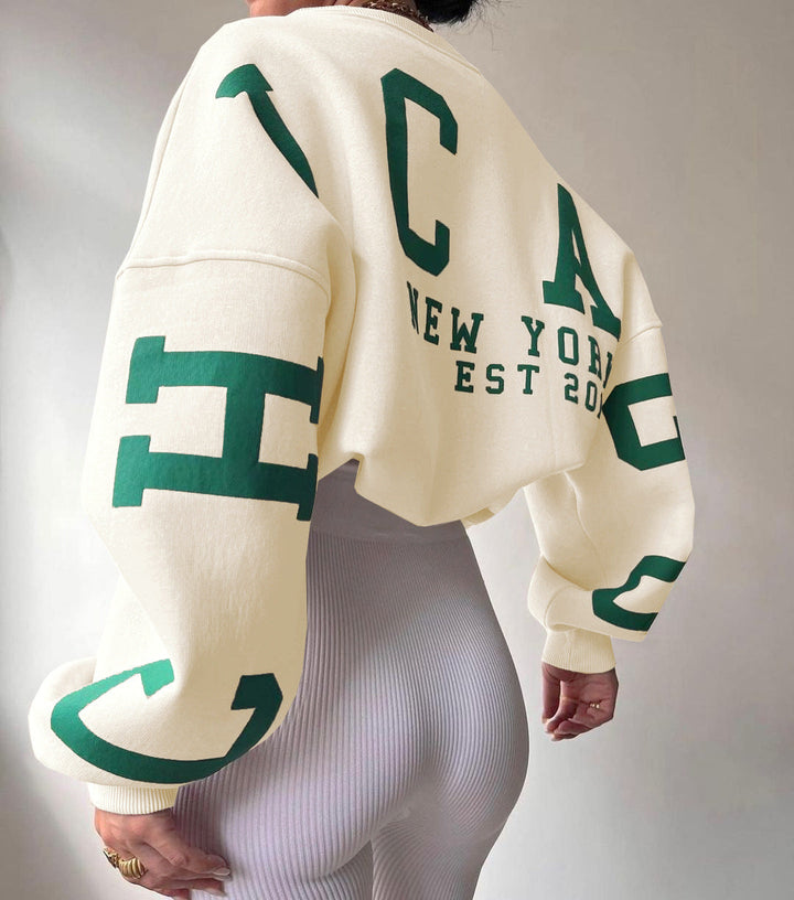 Oversized comfy sweater voor dames, trendy en zacht, casual-chique look, ideaal voor elke gelegenheid en elk seizoen.