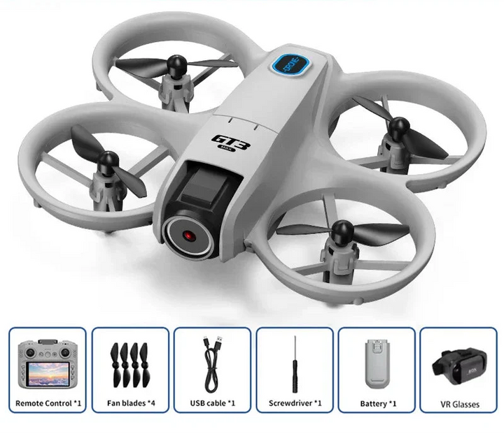De professionele 8K UHD drone veilig opgeborgen in een beschermende draagtas, ideaal voor reizen en opslag.