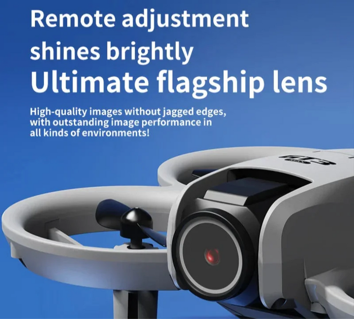 Compacte opvouwbare 8K UHD drone, klaar voor transport. Perfecte GPS RC drone voor beginners en reizen.
