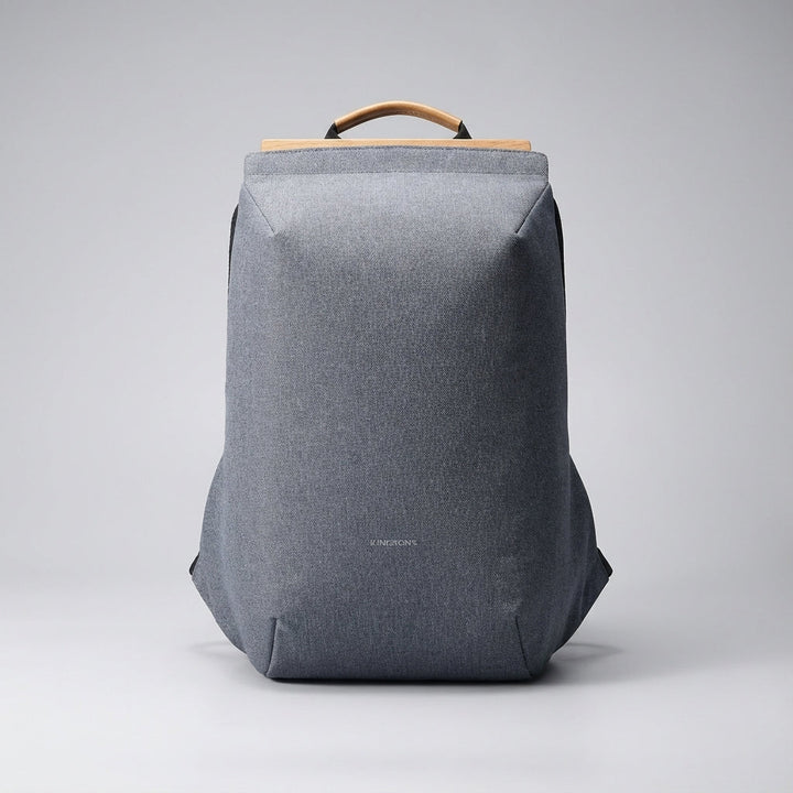 Compacte FlexPorter laptoprugzak met meerdere vakken voor 15 inch laptop, perfect georganiseerd voor werk en reizen.