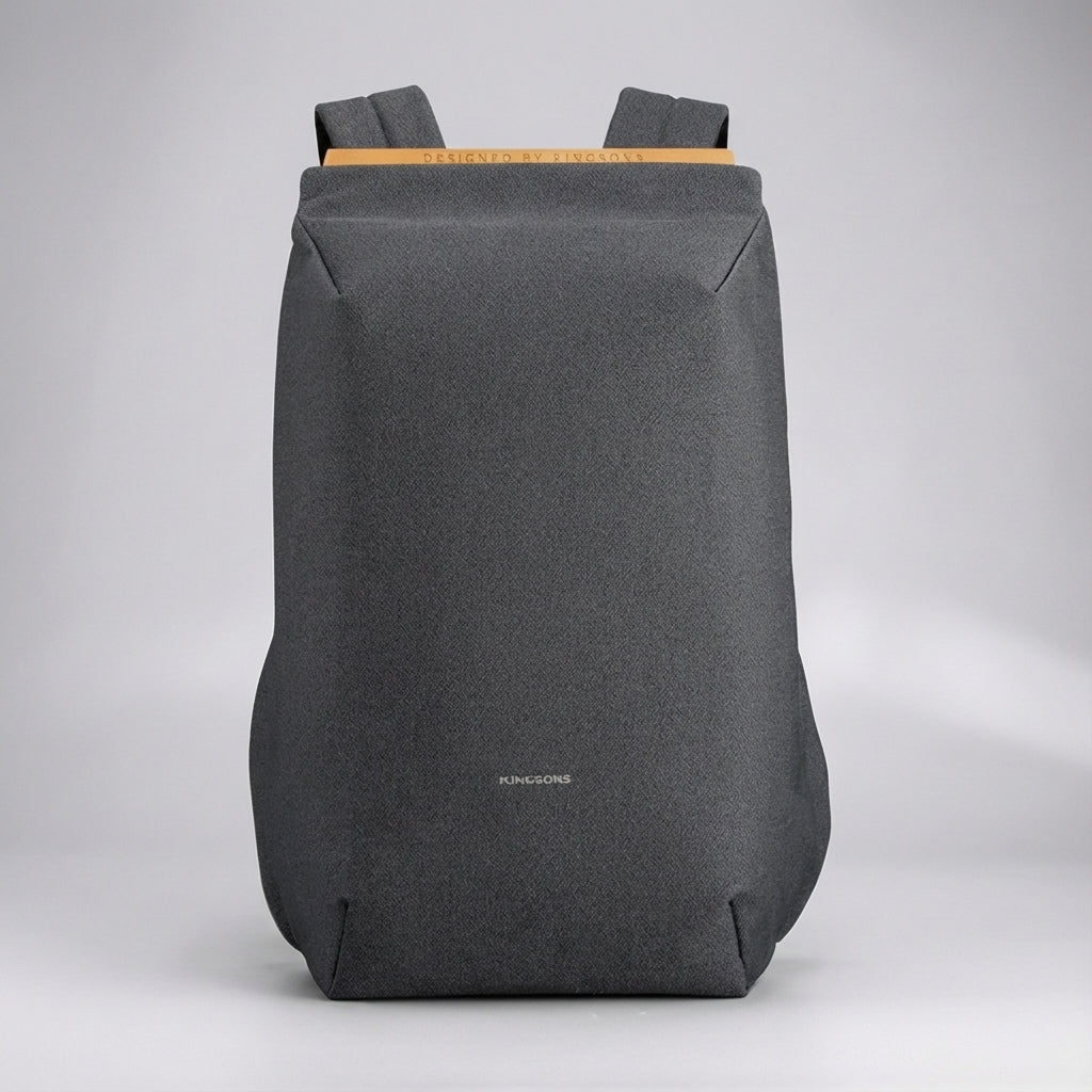 Moderne FlexPorter rugtas voor 15 inch laptop, comfortabel voor reizen, pendelen en zakelijke afspraken.