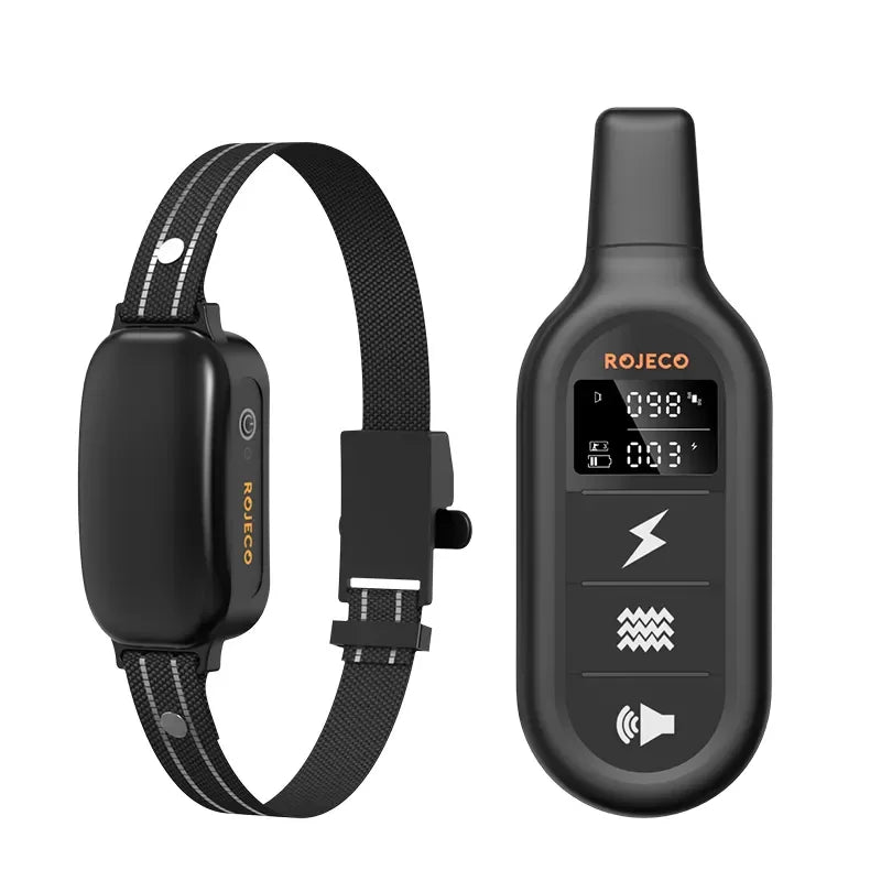 Effectieve ProTrain trainingshalsband voor betere gehoorzaamheid, oplaadbaar en waterdicht voor alle honden.