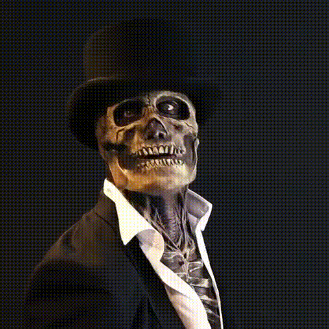 Realistisch unisex Halloween schedel masker, perfect voor griezelige feesten en kostuums.