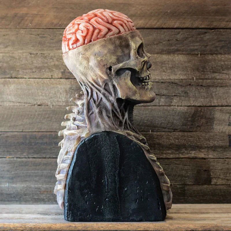 Gedetailleerd horror schedel masker, ideaal voor Halloween feesten of cosplay.