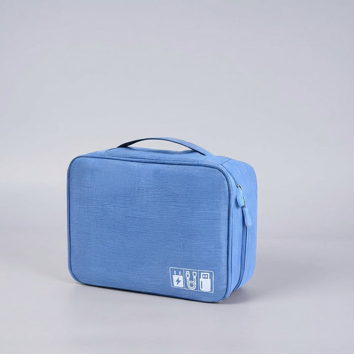 Lichtgewicht en duurzame reis organizer voor elektronische accessoires en compacte gadgets.