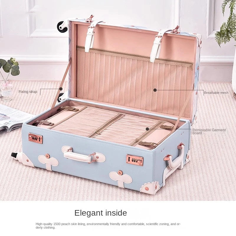 Stijlvolle retro koffer set Valencia. Hardcase bagage voor al je vakanties en reizen.