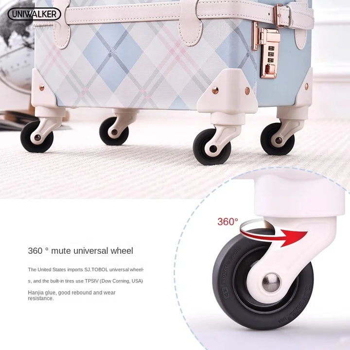 Drie vintage look hardcase koffers in Valencia set. Ideaal voor duurzaam en elegant reizen.