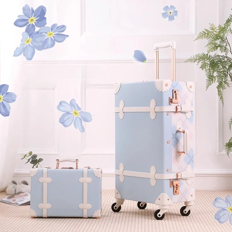 Vintage bagage set Valencia, hardcase koffers met elegant retro design. Duurzaam voor elke reis.