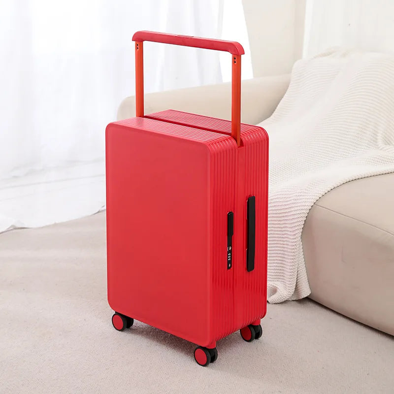 Set van robuuste PP hardcase koffers, compact & groot, met TSA slot en spinnerwielen voor elke vakantie.