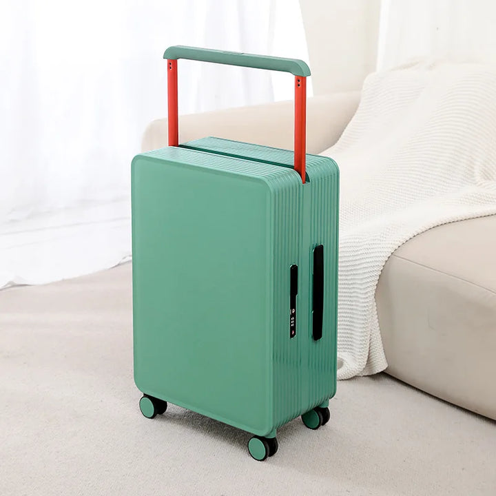 Lichtgewicht hardcase koffer van PP met 360° spinnerwielen; moeiteloos transport van uw bagage.