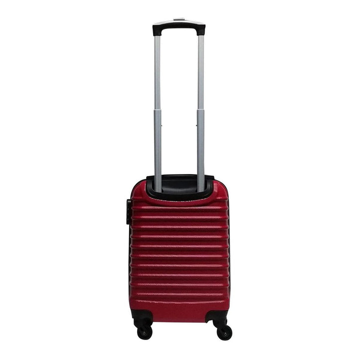 Compacte rode hardshell handbagage koffer (maat XS) Siena, lichtgewicht en praktisch voor korte trips.