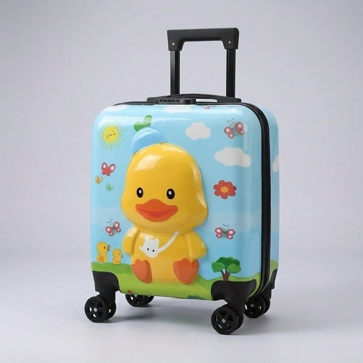 Compacte kinderkoffer als handbagage, speciaal ontworpen voor jonge reizigers. Lichtgewicht en handig.