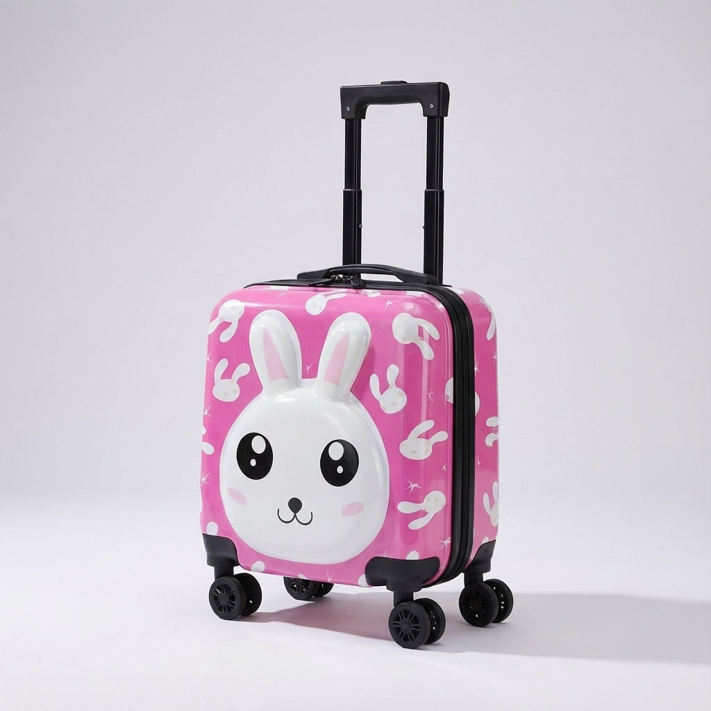 TotsCase kinder handbagage koffer, vrolijke en compacte reiskoffer voor zorgeloos reizen. Lichtgewicht kinderbagage.