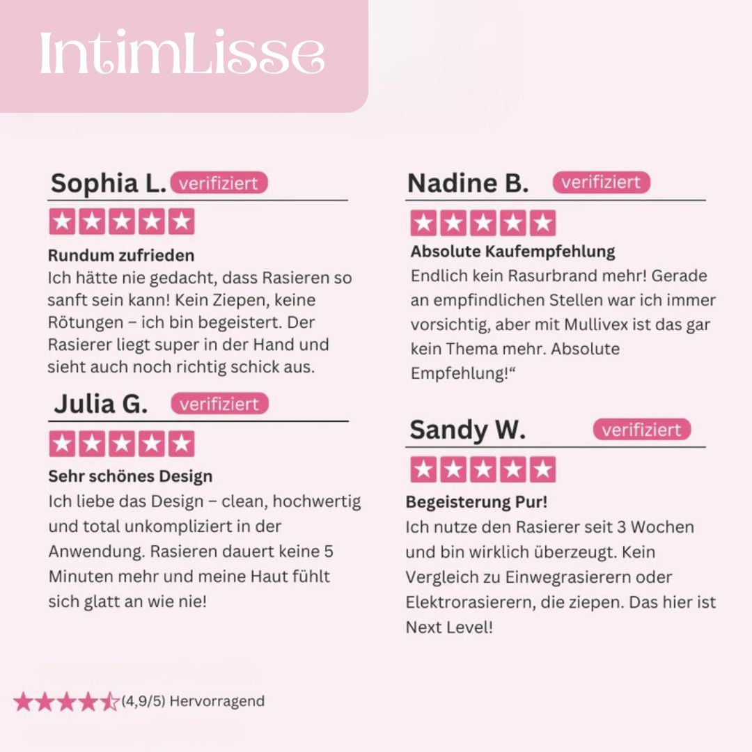 Elektrisch dames scheerapparaat; waterdicht, roze. Voor een gladde en verzorgde huid.