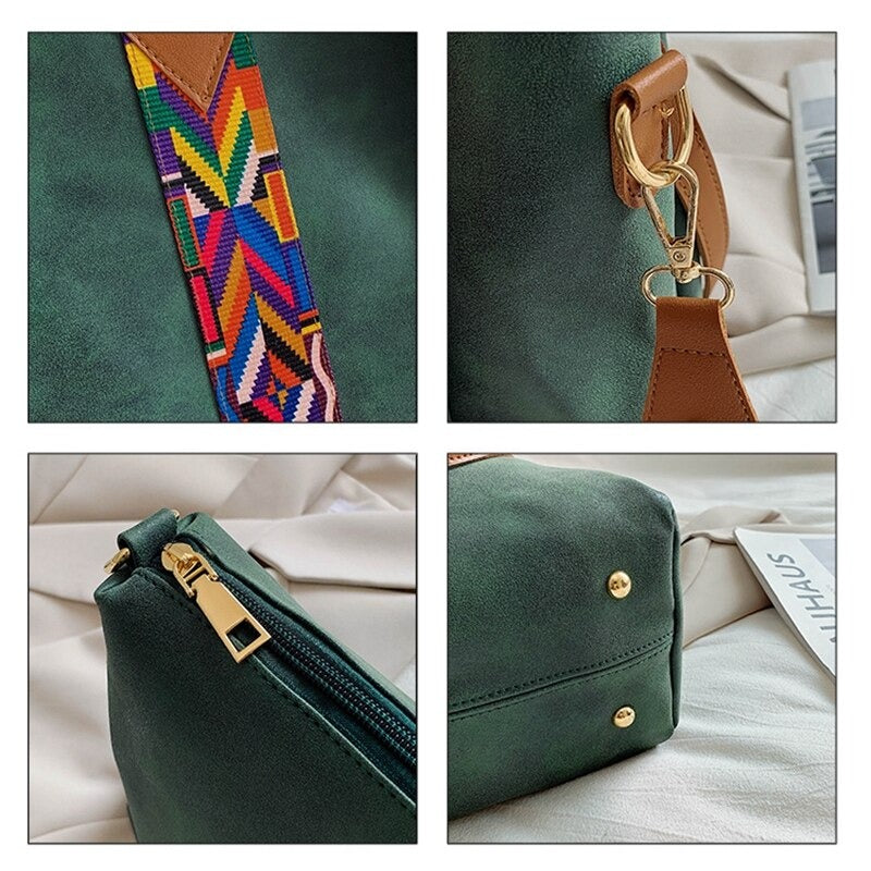 Dames handtas van PU leer, ruim, praktisch en elegant. Een veelzijdig accessoire.