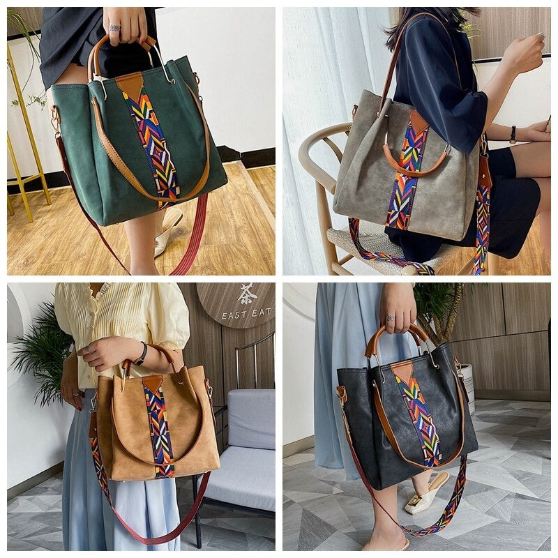 Zwarte ruime PU leren dames tas. Elegant accessoire, perfect als dagelijkse schoudertas.