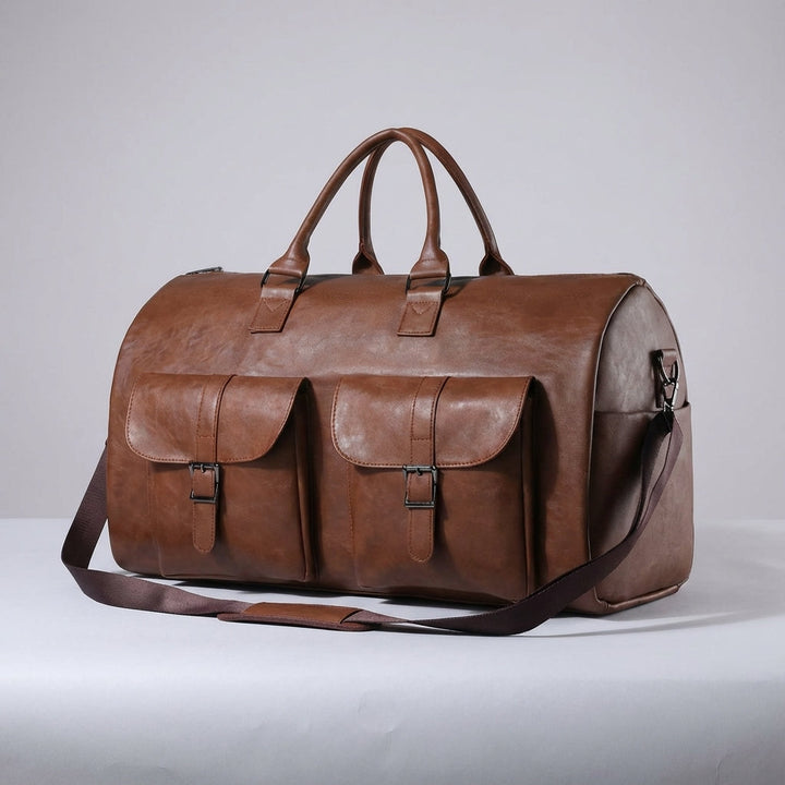 Grote Carrylux weekender met apart schoenenvak; perfect voor weekendjes weg en vakanties. Houdt bagage netjes.