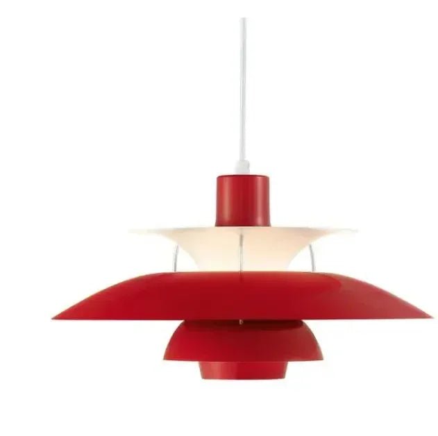 Moderne Scandinavische plafondlamp met dimbare functie, verkrijgbaar in blauw, diep oranje of zwart
