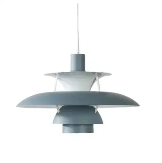 Moderne Scandinavische plafondlamp met dimbare functie, verkrijgbaar in blauw, diep oranje of zwart