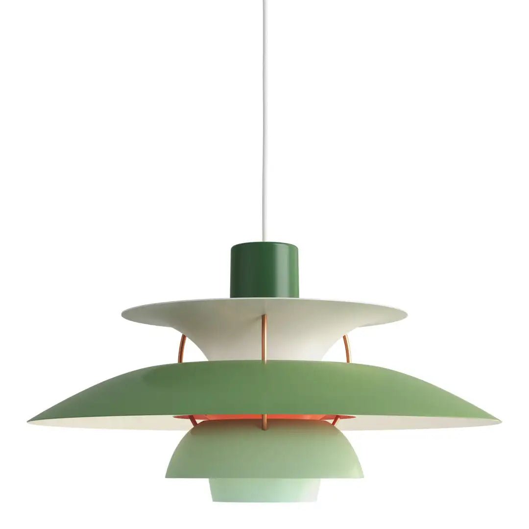 Moderne Scandinavische plafondlamp met dimbare functie, verkrijgbaar in blauw, diep oranje of zwart