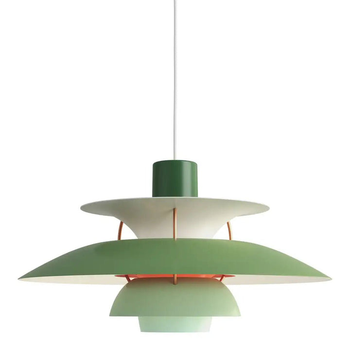 Moderne Scandinavische plafondlamp met dimbare functie, verkrijgbaar in blauw, diep oranje of zwart