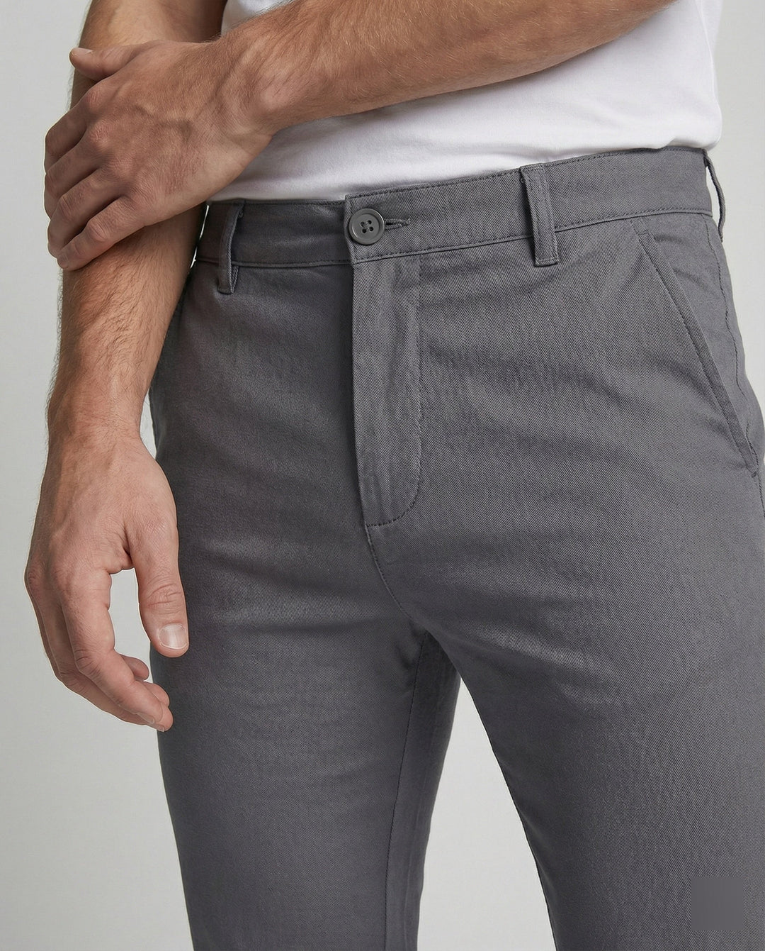 Veelzijdige heren chino, slim fit, uitstekend voor een zakelijk casual outfit met comfort.