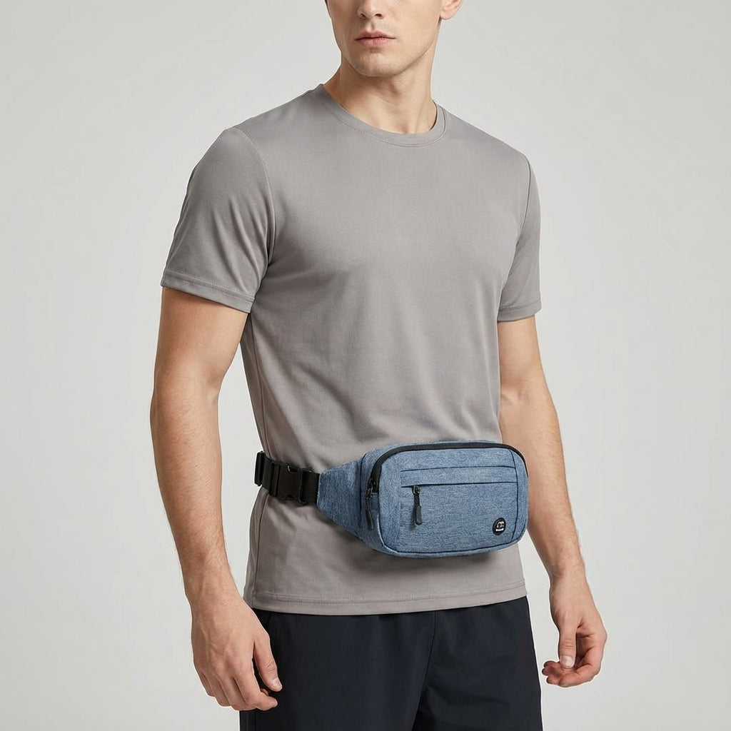 Unisex AquaHipz waterdicht heuptasje, ideaal voor joggen, hardlopen en sport. Lichtgewicht en comfortabel.