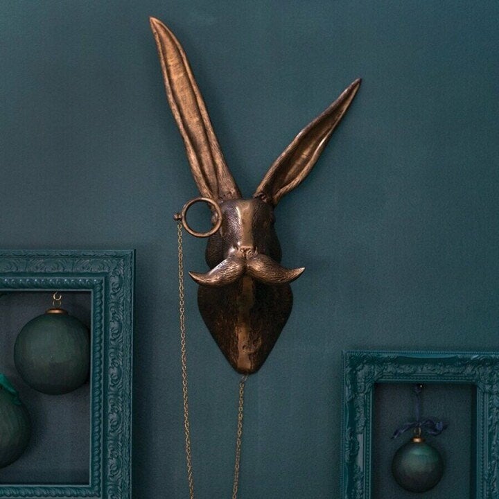 Humoristische dierenkoppen als wanddecoratie, handgeschilderde kunst van WallCritters.