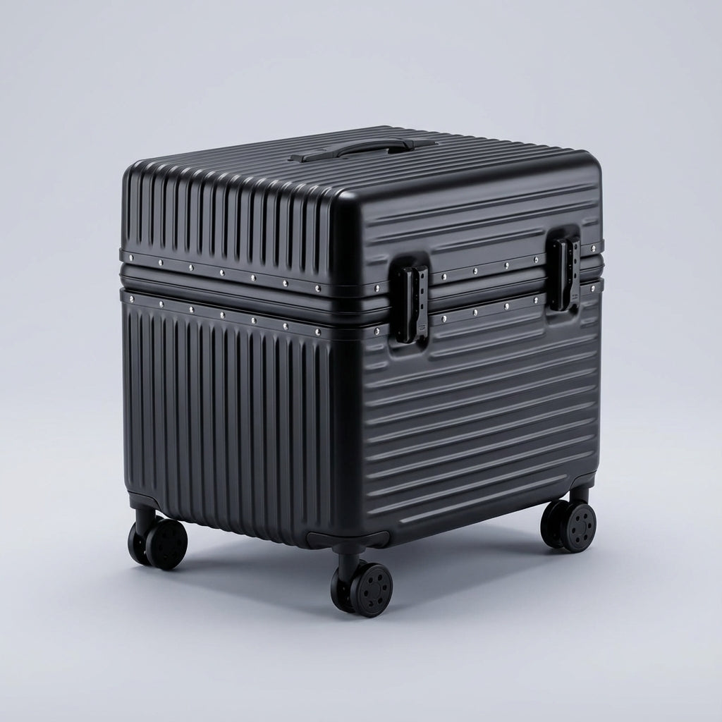 Compacte handbagage spinner koffer met TSA slot en aluminium frame voor zorgeloos reizen. Ideale hardcase reiskoffer.