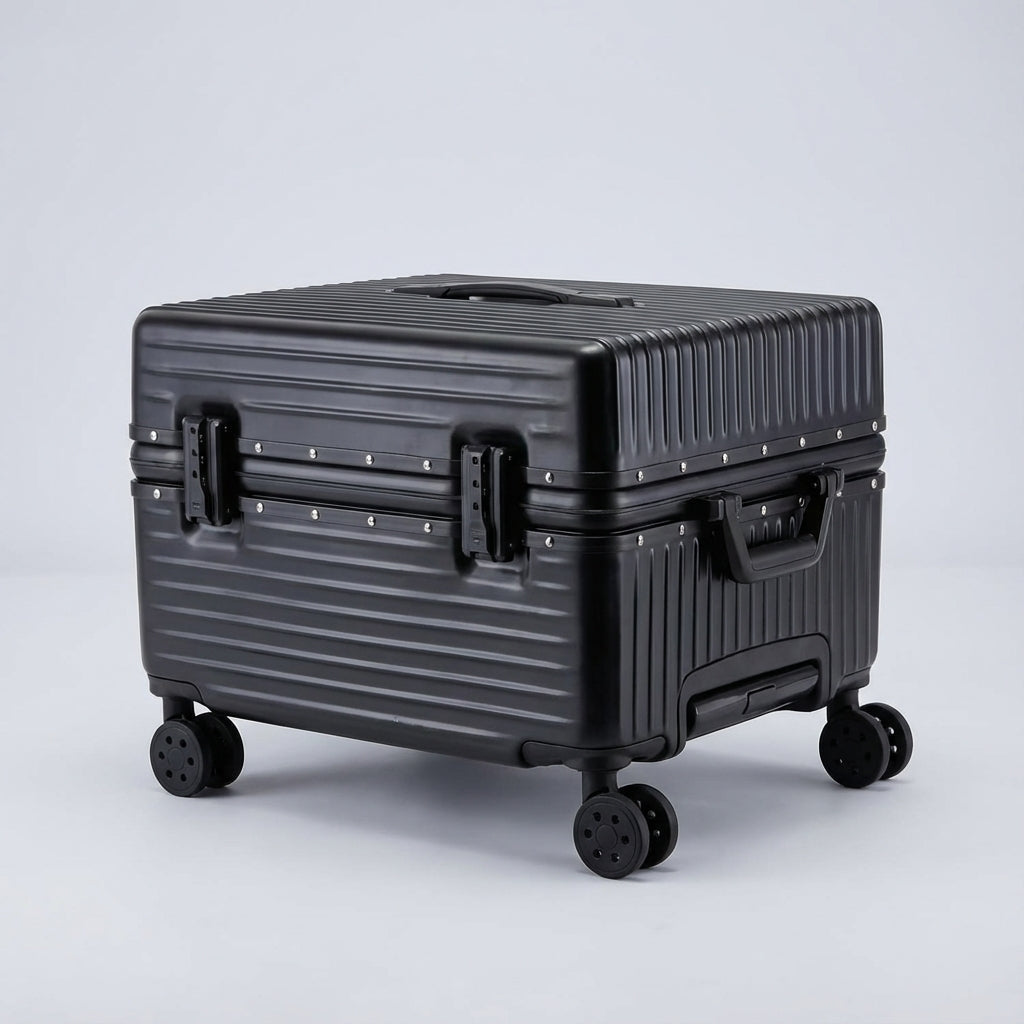 Carrycore ABS PC handbagage koffer met stevig aluminium frame. Compacte spinner reiskoffer voor zorgeloos reizen.