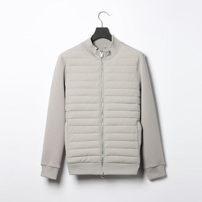 Trendy gewatteerd herenjack van lichtgewicht materiaal. Comfortabele jas voor mannen, perfect voor stedelijke mode.
