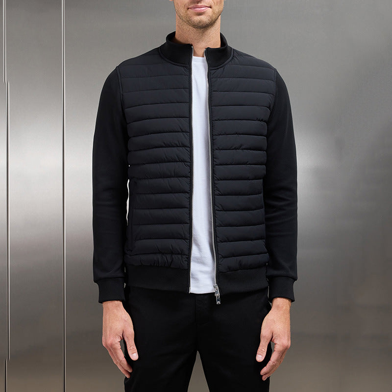 Casual herenjas, gewatteerd en lichtgewicht. Perfect als warme herfstjas of winterjas voor mannen.