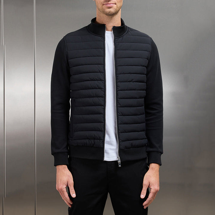 Casual herenjas, gewatteerd en lichtgewicht. Perfect als warme herfstjas of winterjas voor mannen.