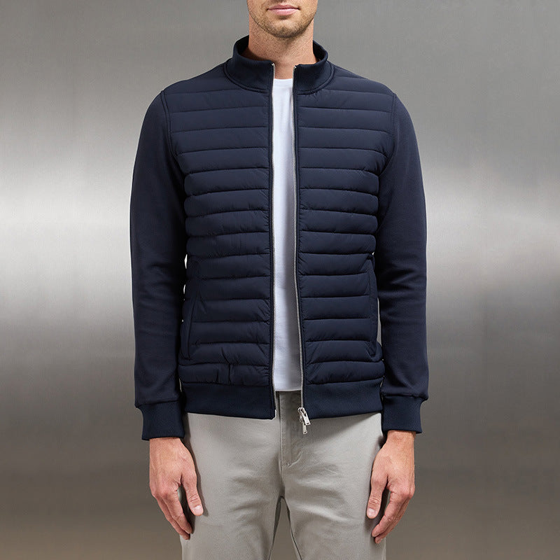 Modern gewatteerd herenjack. Lichtgewicht, warm en stijlvol, een must-have jas voor de hedendaagse man.