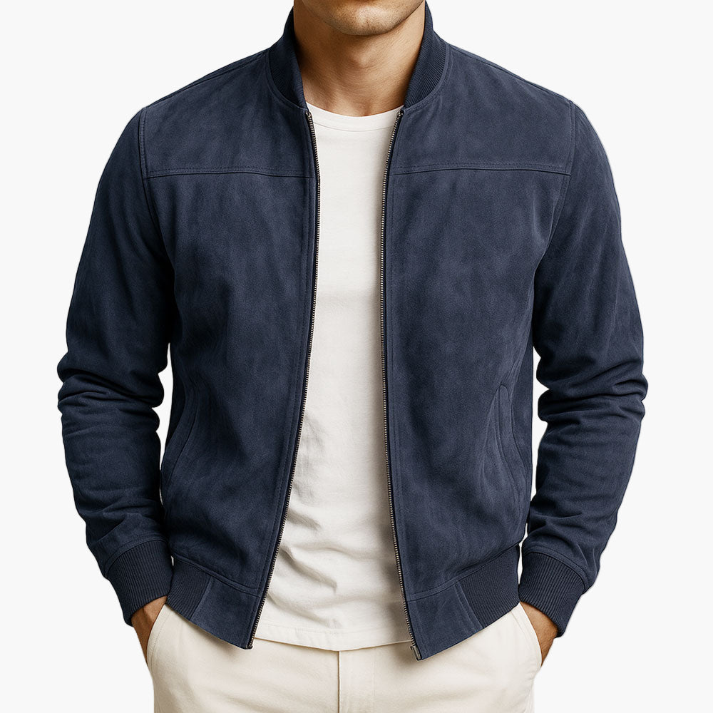 Modern heren bomberjack met minimalistisch design, een veelzijdige en stijlvolle herenjas.