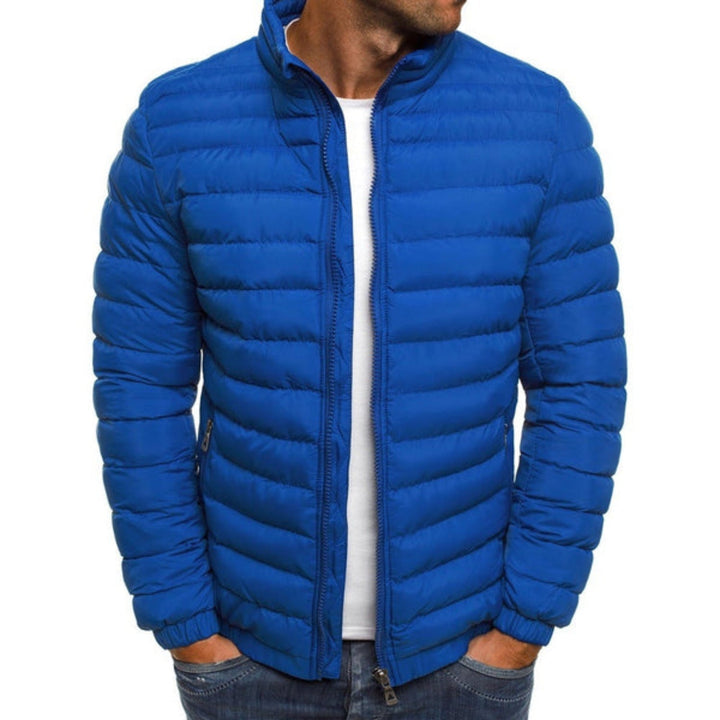 Comfortabel heren donsjack, warm pufferjack. Ideale winterjas voor stijlvolle heren.
