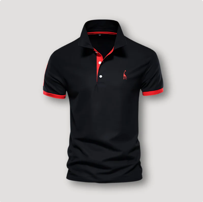 Comfortabel heren polo shirt met korte mouwen, gemaakt van ademende stof; perfect voor modebewuste mannen.