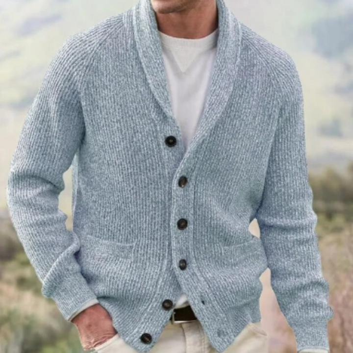 Elegant heren vest met V-hals, als laagje over een overhemd voor een zakelijke of formele outfit.